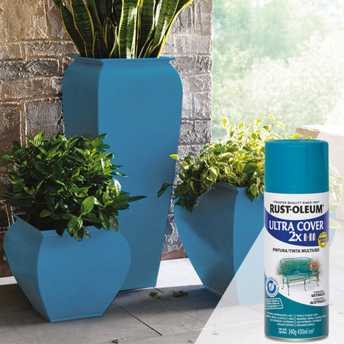 Rust-oleum Pintura Aerosol Multiusos 2x Turquesa Satin 340g