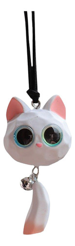 Colgante Para Espejo De Auto Con Figura De Gato De Resina