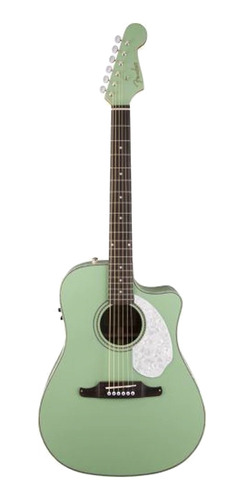 Imagen 1 de 3 de Guitarra electroacústica Fender  California Sonoran SCE  surf green