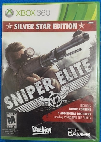 Sniper Elite V2 Silver Star Edition Xbox 360 Fisico