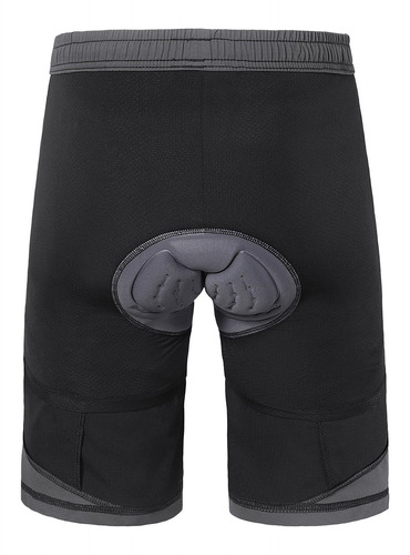 Pantalones Cortos De Bicicleta Acolchados 2 En 1 Con Bolsill