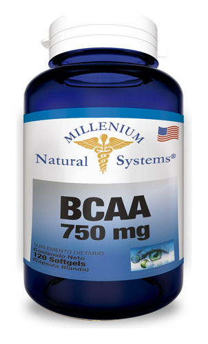 Bcaa 750 Mg Aminoácidos X  120 - Unidad a $72800