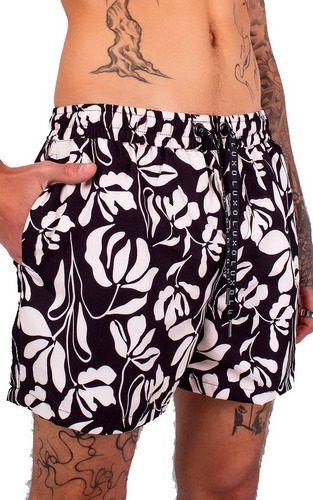 Short De Baño Malla Luxo Print S Corto Nuevo Hombre 