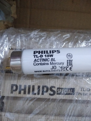 Tubo Ultravioleta 18w Philips T8 60 Cm