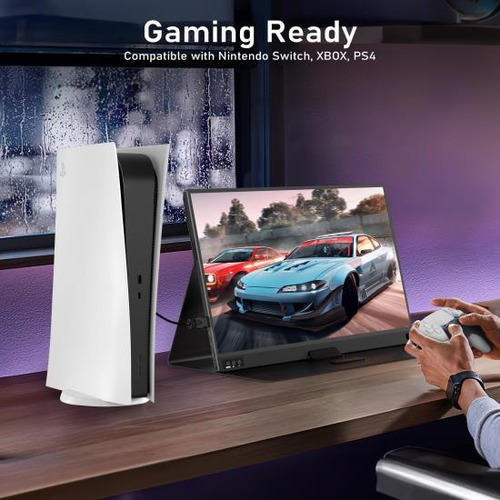 Zscmalls Monitor Portátil Pantalla De Computadora Full Hd De