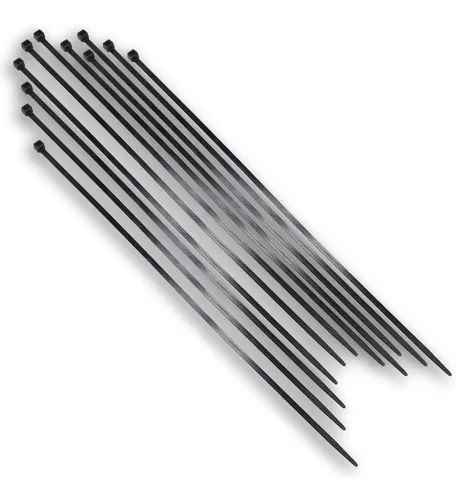Bridas de nylon de 250 mm x 4,8 mm en color negro - Bridas para Cables