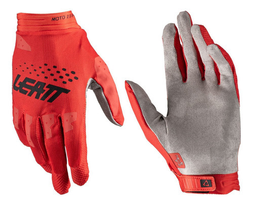 Guantes Motocross Leatt - Moto 2.5 X-flow Red - Rojo Talle M