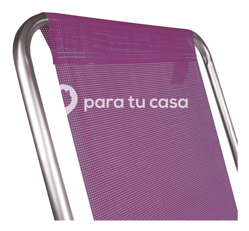 Imagen 7 de 10 de Sillon Playa Camping Pescador Aluminio Sannet Mor