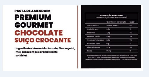 Imagem 3 de 3 de Manicrem Pasta De Amendoim Sabor Chocolate Suiço 1,010kg