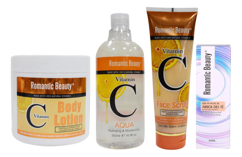 Kit Facial De Vitamina C - Romantic Beauty