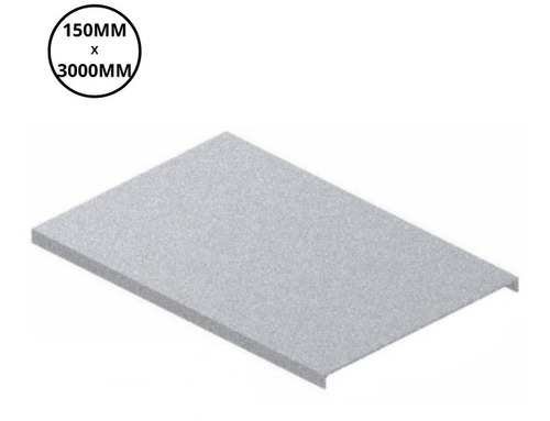 Tampa Para Eletrocalha Chapa 24 150mmx3000mm