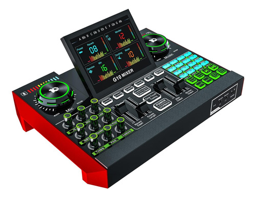 G10 Gaming Audio Mixerpodcast Equipment Live Sound Card ...