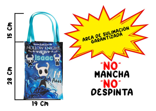 30 Dulcero Bolsita Bolo Hollow Knight Recuerdo Cumpleaños Negro Hollow Knight Mod 1