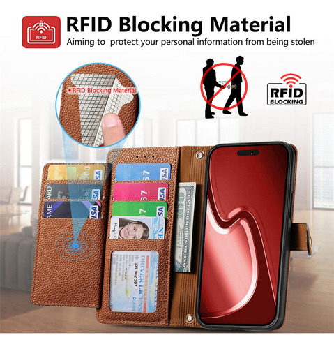. Funda De Piel Tipo Cartera For Teléfono Oneplus Nord .