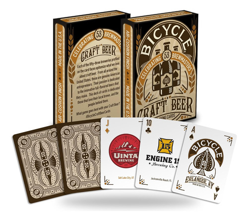 Cartas Bicycle Cerveza Y Cóctel Cerveza Artesanal