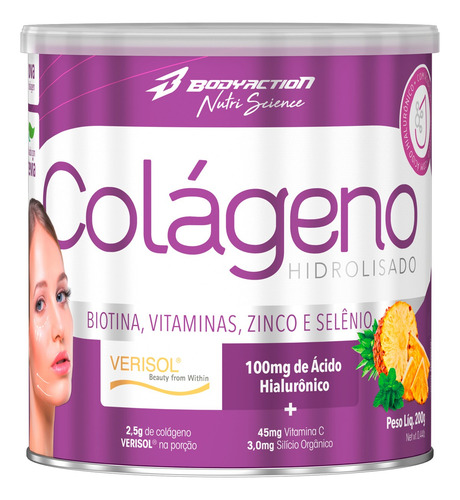 Colágeno Hidrolisado Verisol Com Ácido Hialurônico 200g