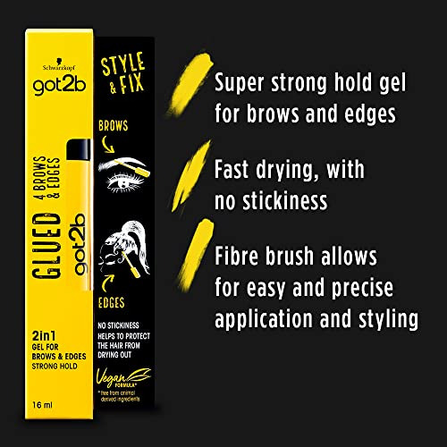 Barras De Gel Schwarzkopf Got2b Para Bordes De Cejas, 2 Vari