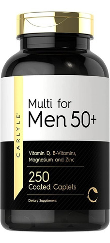 Multi For Men 50+/ Vitc 60mg+zinc15mg+magnesio140mg+vitd,k,c