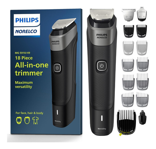 Philips Norelco Multigroom 5000 Aparador De Pêlos - 18 Peças