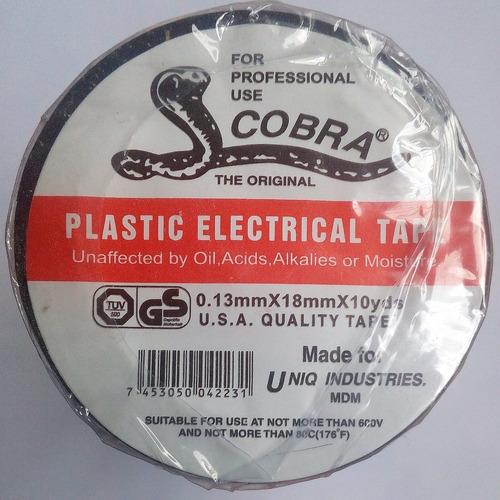 Teipe Cobra Profesional 0,13mm X 18mm X 10 Yds U.s.a