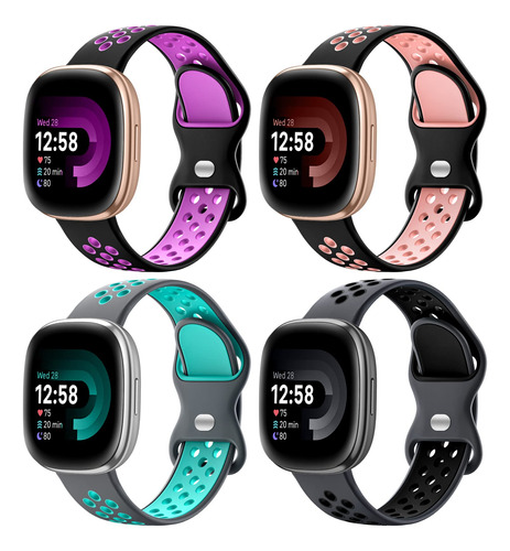 Linda Correa Deportiva Compatible Con Fitbit Versa 3/versa 4