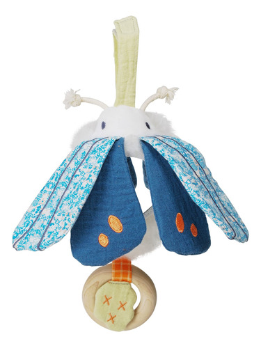 Manhattan Toy Folklore Plush Luna Moth Soft Touch Baby Trav.