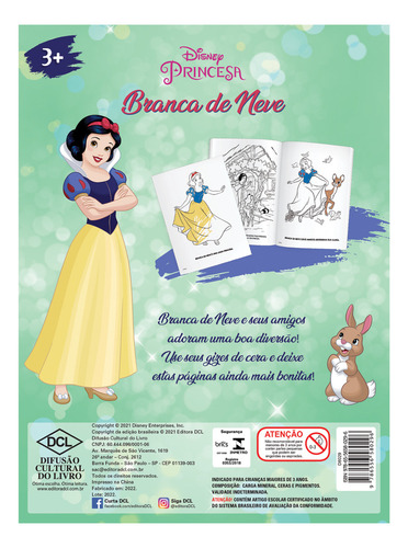 Disney - Cores - Branca de Neve, de Disney. Editorial Dcl em português, 2021