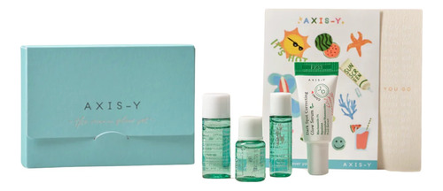 Axis-y The Mini Glow Set Kit De 4 Minis Luminosidad Cuidado Todo Tipo De Piel Día/noche