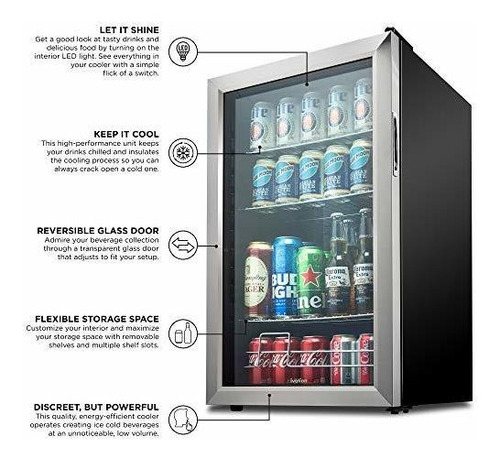 Frigbar Ivation Para 126 Latas Ultra Compacto