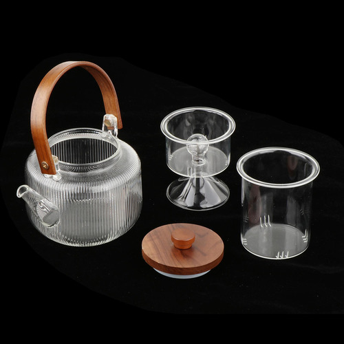 Tetera De Vidrio Para Té, Tetera De Kung Fu De 1000 Ml,