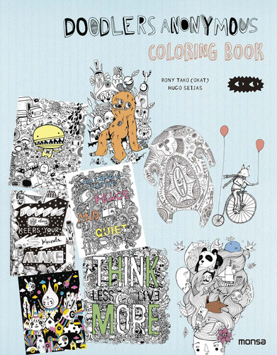 Libro Doodlers Anonymous Coloring Book