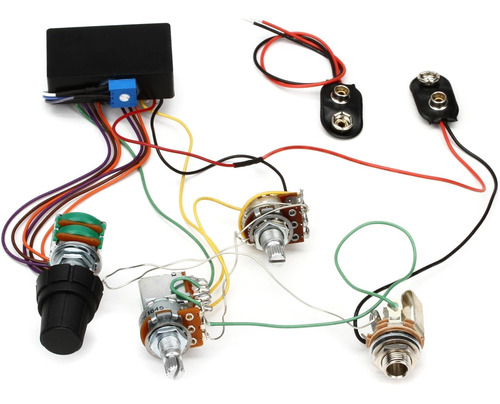 Circuito Bartolini Ativo E Passivo 3 Pots Hr-3.3ap/918