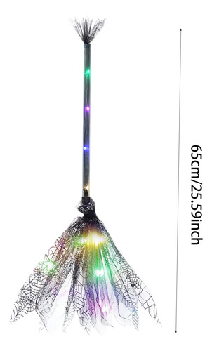 Accesorio Para Disfraz De Con Escoba Led Para Halloween, 65