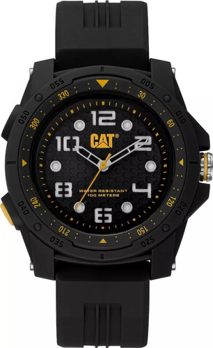 Reloj Cat Aperture Lp.160.21 Caterpillar Sumergible Color de la malla Negro Color del bisel Negro Color del fondo Negro