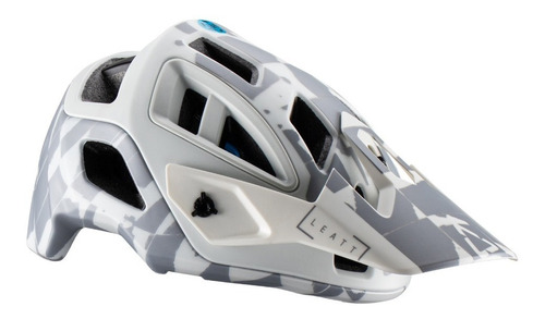 Casco Ciclismo Mtb Bike Leatt - Allmtn 3.0 V22 Color Gris Talle L