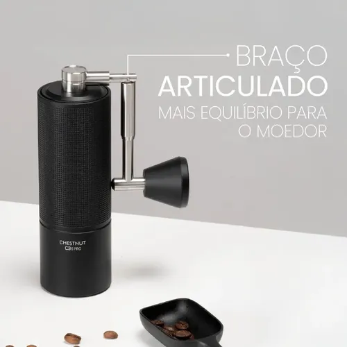 Timemore C3s Pro Moedor De Café Manual Com Regulador Moagem