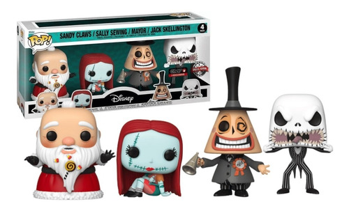 Funko Pop! El Extraño Mundo De Jack - 4 Pack