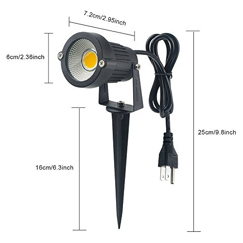 Paquete De 2 Bombillas Led Cob Para Exteriores Wefoonlo, Led