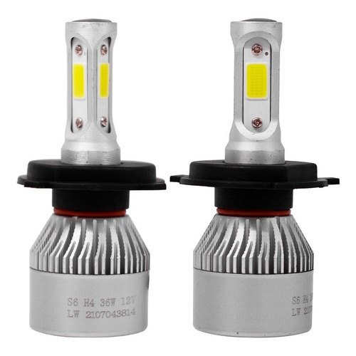 Imagen 5 de 10 de Kit Cree Led H7 H4 H11 H1 H3 Hb4 9006 H16 S6 Plus + Led T10