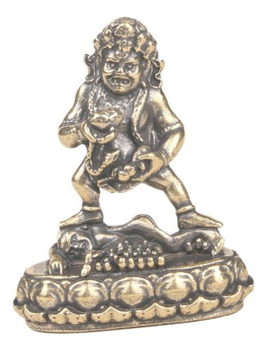 Mini Estatua De Buda, Dios Chino De La Riqueza, Escultura En