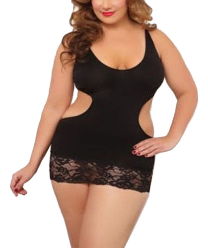 Lencería De Mujer, Camisón De Encaje, Talla Grande, Ropa Int