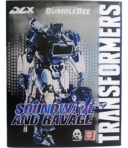 Figura Transformers Soundwave And Ravage Dlx Hasbro