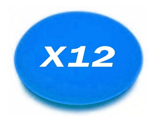 Pad Poliespuma Azul Aplicador Laffitte Detailing X12