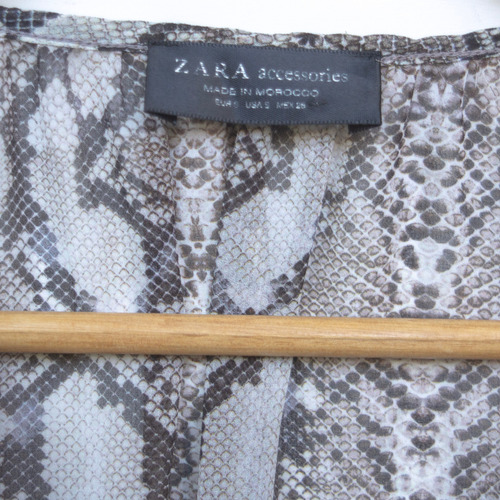 Body Transparente | Zara | T. M Gris Claro Animal Print M (Usado)