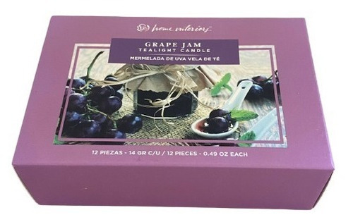 Caja 12 Velas De Té Aromáticas Home Interiors- Varios Aromas