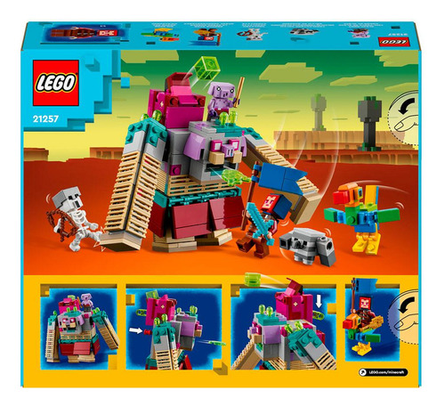 Plego® Minecraft® O Duelo Com O Devorador: Brinquedos Educativos Perfeitos Para Crianças De 8 Anos Presente De Aniversário Com Brinquedos De Minecraft Que Estimulam A Criatividade!/p