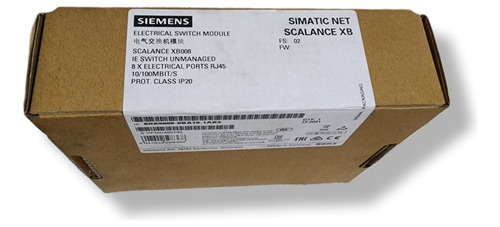 6gk5008-0ba10-1ab2 Siemens Switch Scalance Xb008 Simatic Net