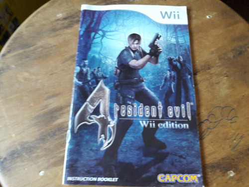 Manual Resident Evil 4 Wii Edition - Región Usa