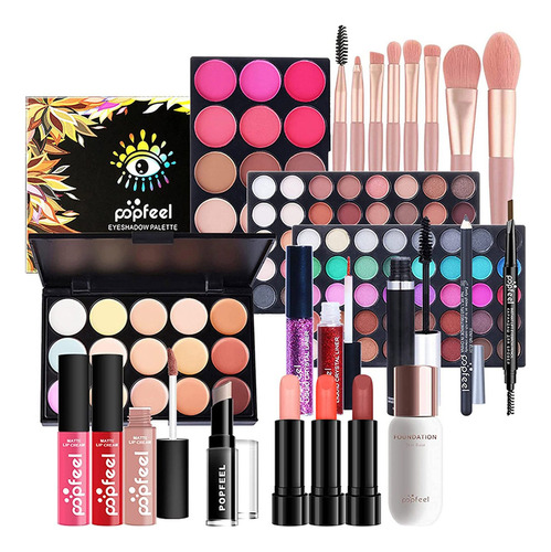 Sf Todo En Uno Girl Basic Cosmetics Starter Set Compacto Y