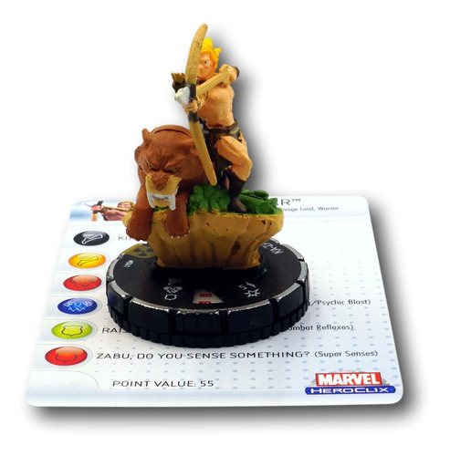 Heroclix The Incredible Hulk Ka Zar #041 Super Rare